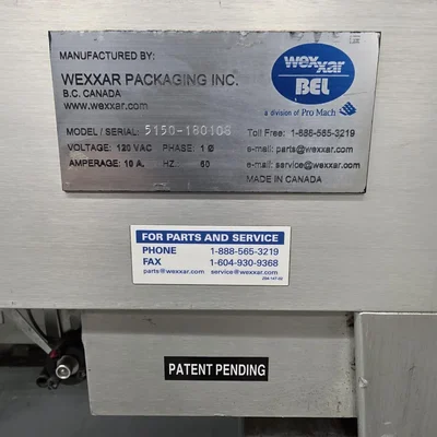 BEL 5150 BOX TAPER CASE SEALER TOP & BOTTM CASE TAPER # 6988