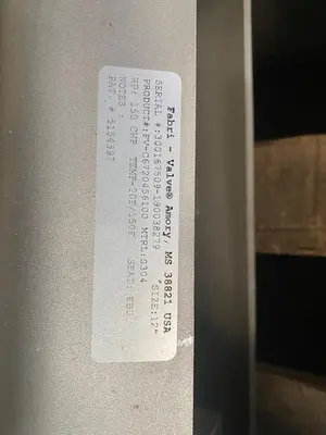 Used FABRI-VALVE 12" Pump & Valve Parts Pennsylvania US | Global Equipment International, LLC #1340994