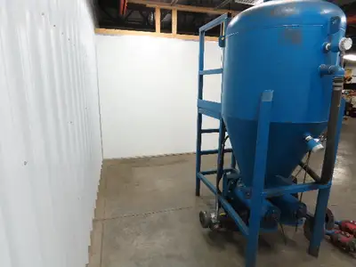 HMC Hot Metal Coating Mold Duster Graphite 120 Gallon Hopper VFD Feed Auger