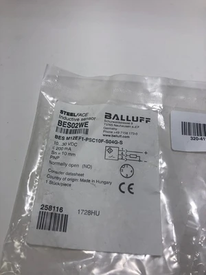 NEW BALLUFF BES M12EF1-PSC10F-S04G-S