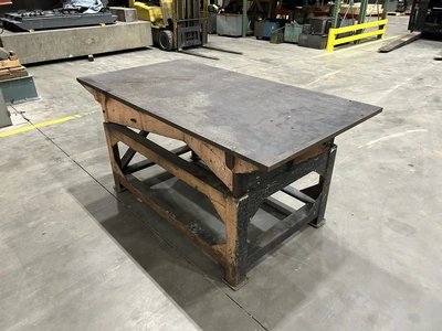 Welding Table, 68″ length x 36″ depth x 3/4″ thick top