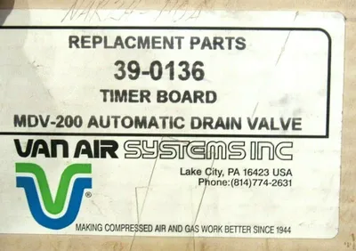 NEW VAN AIR 39-0136 TIMER BOARD 390136