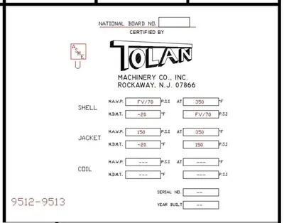 USED TOLAN 6000 GALLON