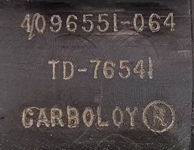 USED CARBOLOY 4096551-064 - TD-76541