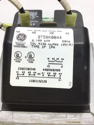 General Electric 9T58K0044 Transformer 1PH 0.100kVA 60Hz
