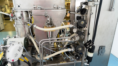 Carr P-6 Powerfuge biotech clarifier separation system.