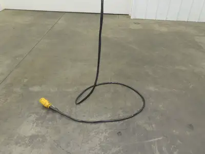 Demag DKUN 10-1000 2200 LB 1 Ton Electric Chain Hoist 17' Lift 12/50 FPM 460V
