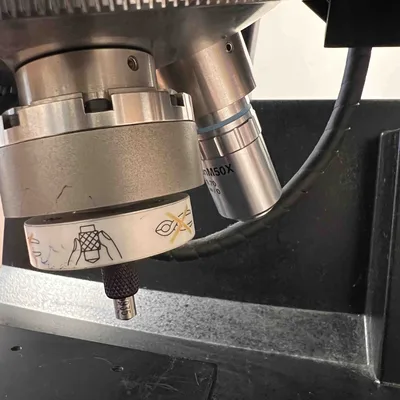 Item# L207 Instron Wilson-Wolpert Tukon 2100B Semi-Auto Microhardness Tester