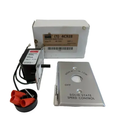 NEW DAYTON 4C928 ADJUSTABLE SPEED CONTROL 120V 50/60HZ 3AMPS