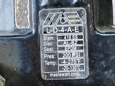 Used MAS L-D-4-A-E Valves/Fittings British Columbia CA | Lenmark #1440731
