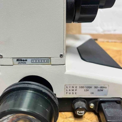 Item# L186 Nikon Optiphot Upright Metallographic Microscope