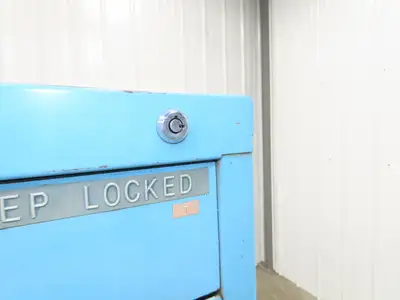 Nu-Era Modular Tool Storage Cabinet 10 Drawer 45x28x61" Stanley Vidmar Blue
