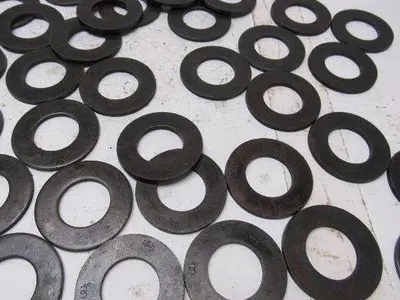 1-1/8" Black Oxide Structural Flat Washer Steel 0.144 Thick 2.250" OD Lot of 47