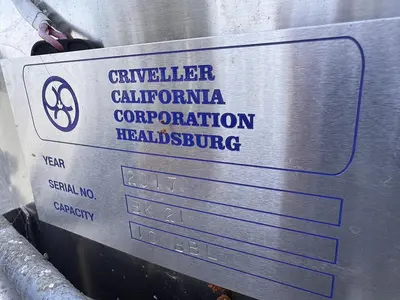 USED CRIVELLER BREWHOUSE SYSTEM (INCLUDES HLT 21, MLT 32, BK 21, WP 19)