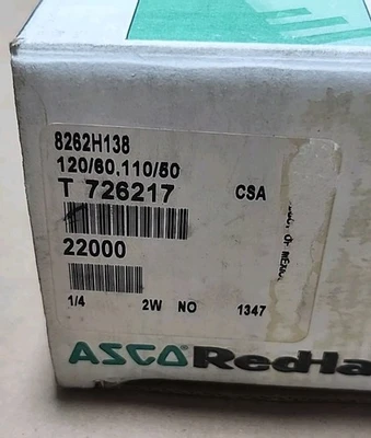 NEW ASCO 8262H138