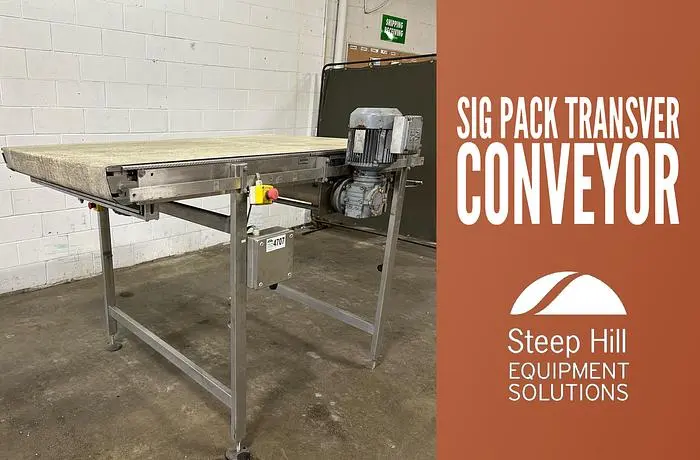Used SIG PACK - TRANSVER TC2-SR Belt Conveyors | Steep Hill Equipment Solutions #772626