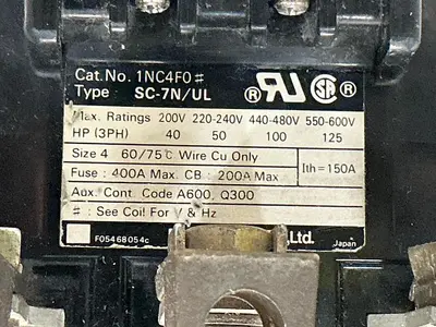 USED FUJI ELECTRIC SC-7N/UL 1NC4F0