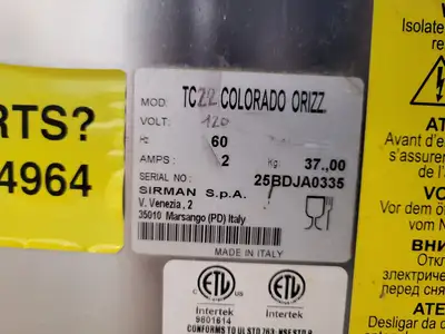 Used Sirman USA TC 22 COLORADO #22 Commercial Meat Grinder
