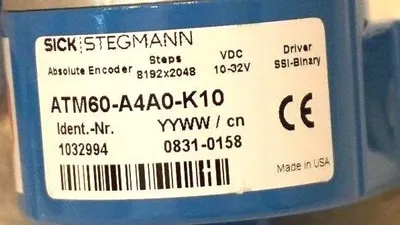 NEW SICK STEGMANN ATM60-A4A0-K10 ABSOLUTE ENCODER 10-32V, ATM60A4A0K10
