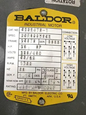 USED BALDOR 5232476-1