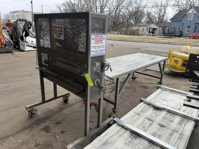 48" DIXIE MACHINE AIR OPERATED PANEL CROP SHEAR: YOBRO #24966