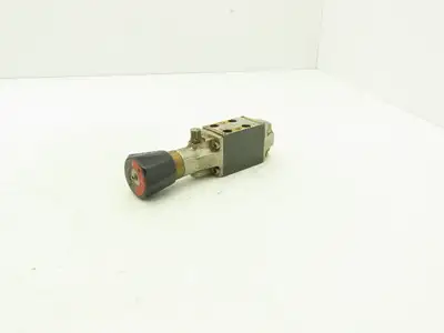 Rexroth HydroNorma 4WMD 5 N2.3/F Hydraulic Directional Valve Manual Rotary Knob