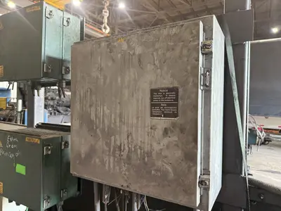 CONTROLLED AUTOMATION ELECTRICAL CONTROL PANEL, FROM MODEL #BFC-530 BEAM PUNCH LINE: STOCK #24124