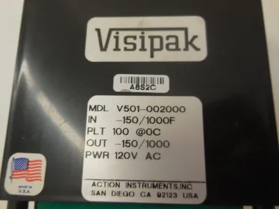 NEW ACTION INSTRUMENTS VISIPAK V501-002000 DISPLAY METER V501002000