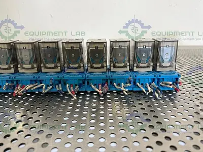 USED LOT OF 15 - FINDER 60.13 RELAY 250V, 10A W/ FINDER 90.112 SOCKET