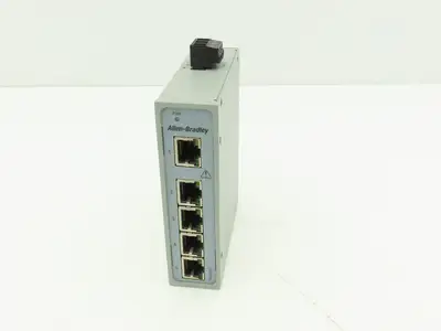Allen Bradley 1783-US5T PLC Unmanaged Ethernet Switch 5-Port Ser A