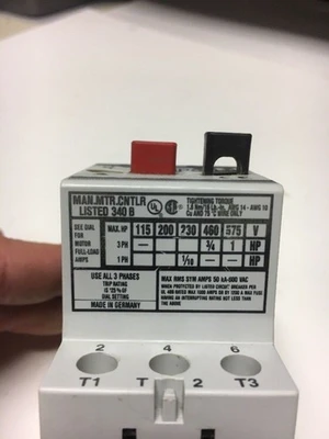 USED Moeller MPS-1,6