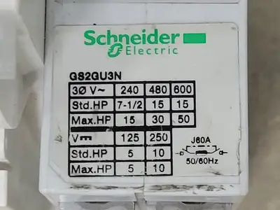 New | in-Stock SCHNEIDER ELECTRIC GS2GU3N Switchgears British Columbia CA | Lenmark #240836