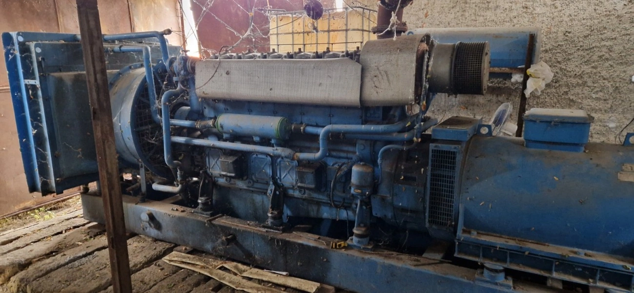 MEZ ZSE PRAHA Diesel Generator with CKD PRAHA Engine, in good used condition, full working order, in use until November 2024