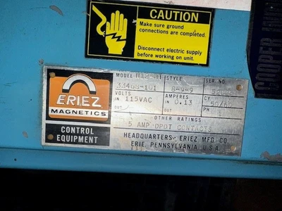 Flatbelt Conveyor With Eriez Metal Detector