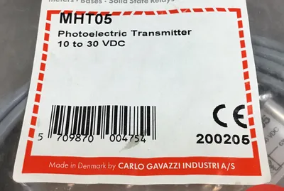 CARLO GAVAZZI MHT05 Photoelectric Transmitter, 10-30VDC 5E-2/1
