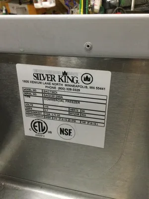 Silver King SKF 22.5 Drop In Dipping Cab W/Delfield SC-36” SS Ref Serving Cart