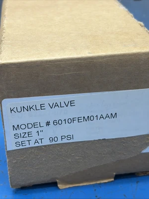 NEW KUNKLE VALVE 6010FEM01AAM