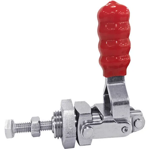 200 lbs M6 Thread Body Straight Line Clamp Stainless Steel