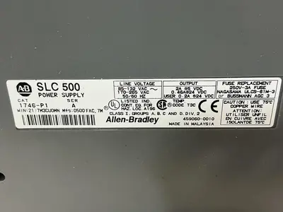 USED ALLEN BRADLEY 1746-P1 / 1746-A7