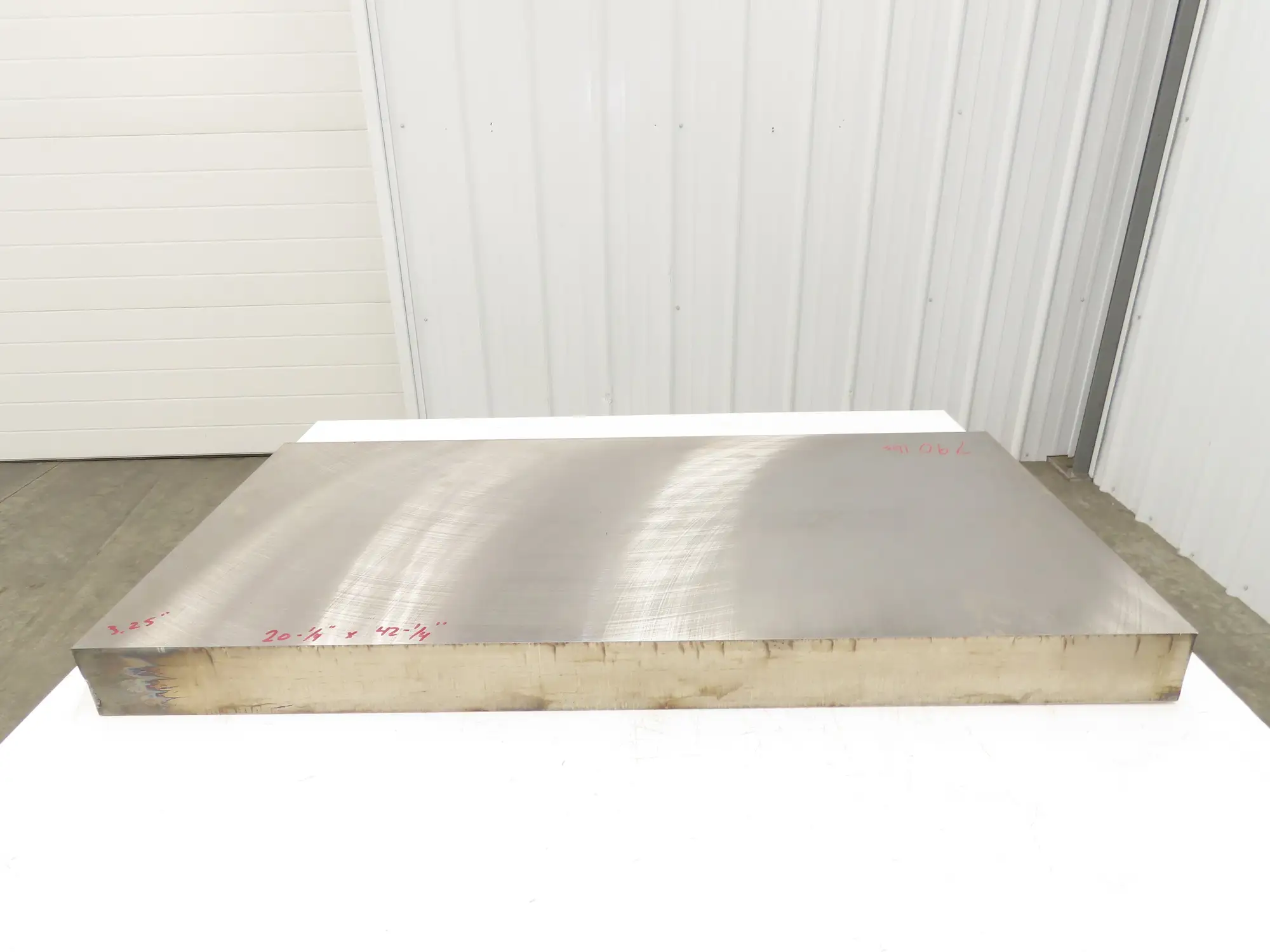 Mild Carbon Steel Flat Ground Stock 3-1/4" x 20-1/4" x 42-1/4"  790Lbs