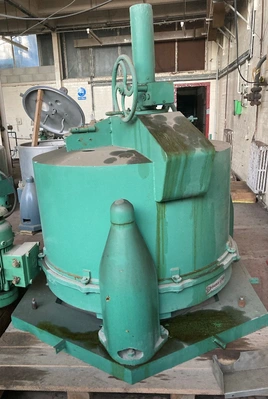 Rousselet Robatel Rapide 120-SC120-2DEC 47 x 24 perforate basket centrifuge, 316SS.