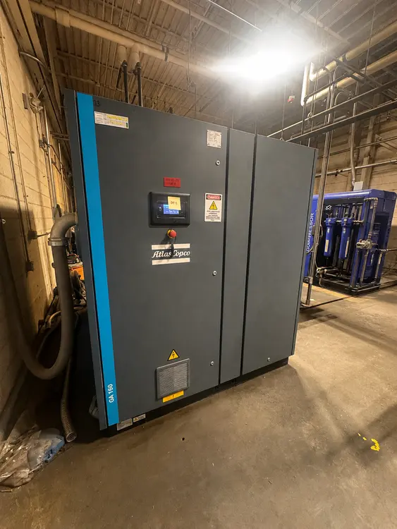 Used ATLAS COPCO GA160 Rotary Screw & Sliding Vane Air Compressors South Carolina US | ESS Industrial Equipment Sales #1337510