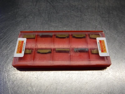 Sandvik CoroCut Carbide Inserts QTY10 N123G2-0400-RM 4225 (LOC1904A)