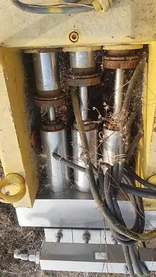USED PERONI HIGH PRESSURE WATER BLASTING PUMP