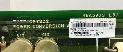 FISHER-ROSEMOUNT CP7202X1-A1 POWER CONVERTER CARD 46A4281X02R REV. AB 3B