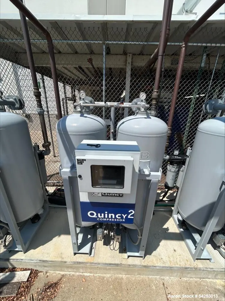 Quincy Twin-Receiver Compressor Package with Refrigerated Dryer