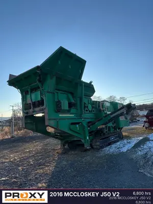 Used 2016 MCCLOSKEY J50 V2 Jaw Crushers Pennsylvania US | Proxy Equipment #1426052