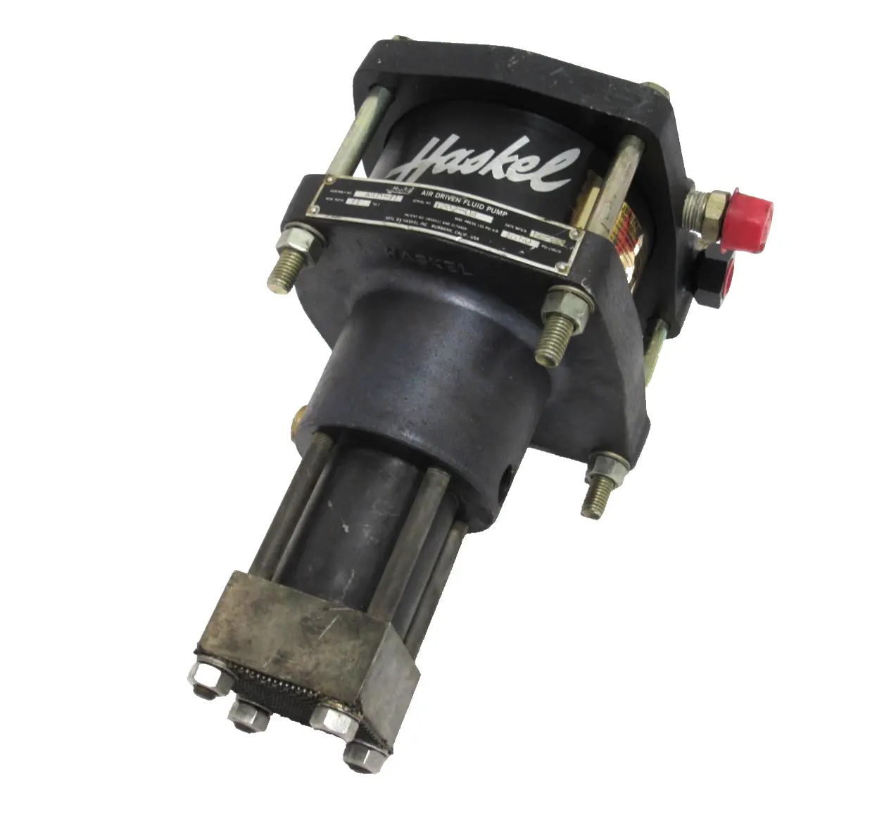 USED HASKEL AWD-11 AIR DRIVEN FLUID PUMP 11:1 AWD11