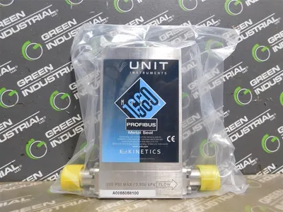 Kinetics 1660 Profibus Metal Seal Mass Flow Controller 500 PSI Max. 3500 kPa New