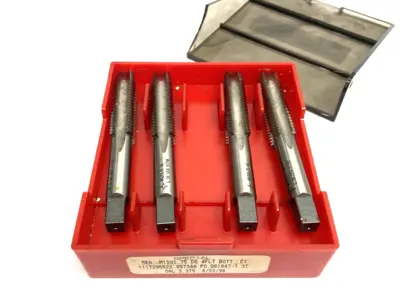 USED CLEVELAND TWIST DRILLS M12X1.75 D6 BOTTOMING HAND TAP, 4-FLUTE, 3.375 OAL